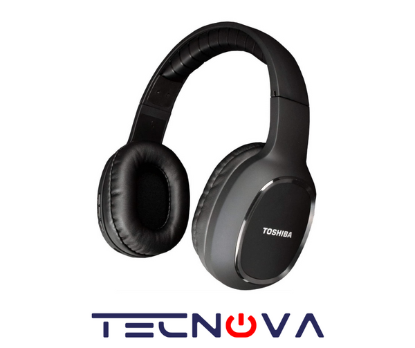 Auriculares Bluetooth con micrófono TOSHIBA RZE-BT16H| Batería de larga duración con 10 horas de tiempo de conversación y reproducción de música | Rango de funcionamiento de 30 pies | RZE-BT160H