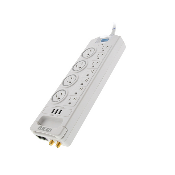 Forza FSP-1011 USBW Surge Protector 110/240V 1800J 11-NEMA 3-USB