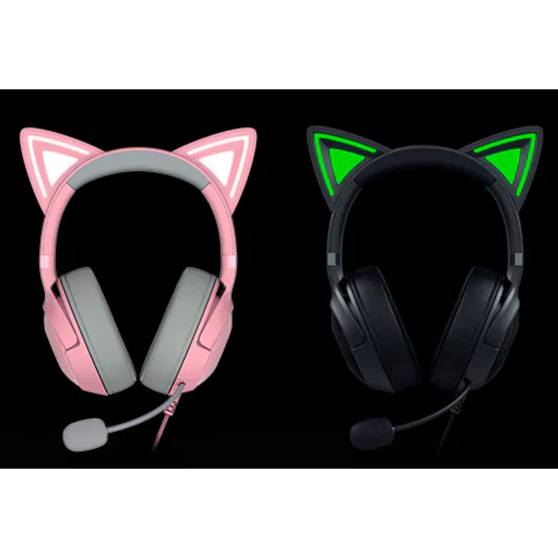 Auriculares Razer Kraken Kitty V2 USB con RGB Kitty Ears