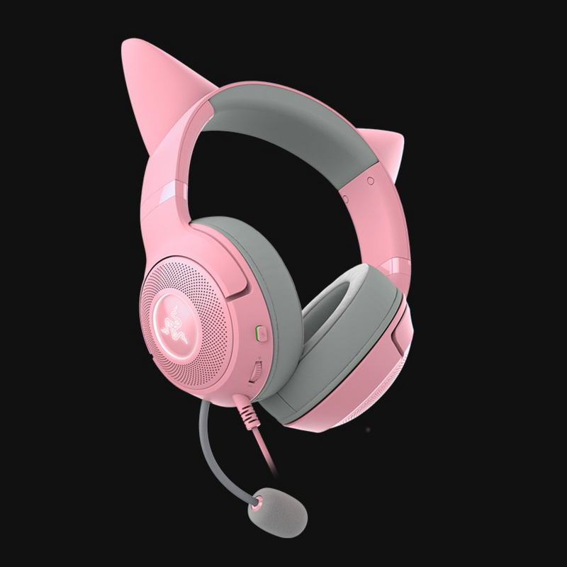 Auriculares Razer Kraken Kitty V2 USB con RGB Kitty Ears