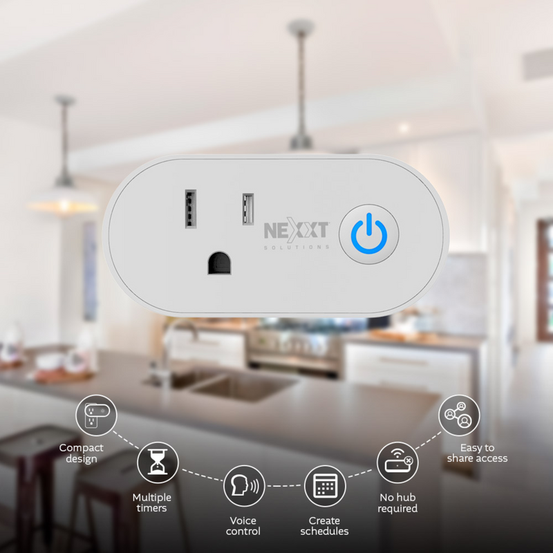 Nexxt Home Indoor Smart Plug NHP-S611