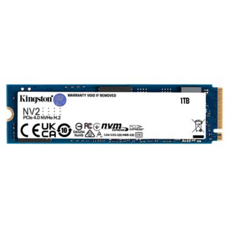 Kingston NV2 - SSD - 2TB/ 1TB - internal - M.2 2280 - PCIe 4.0 x4 (NVMe)